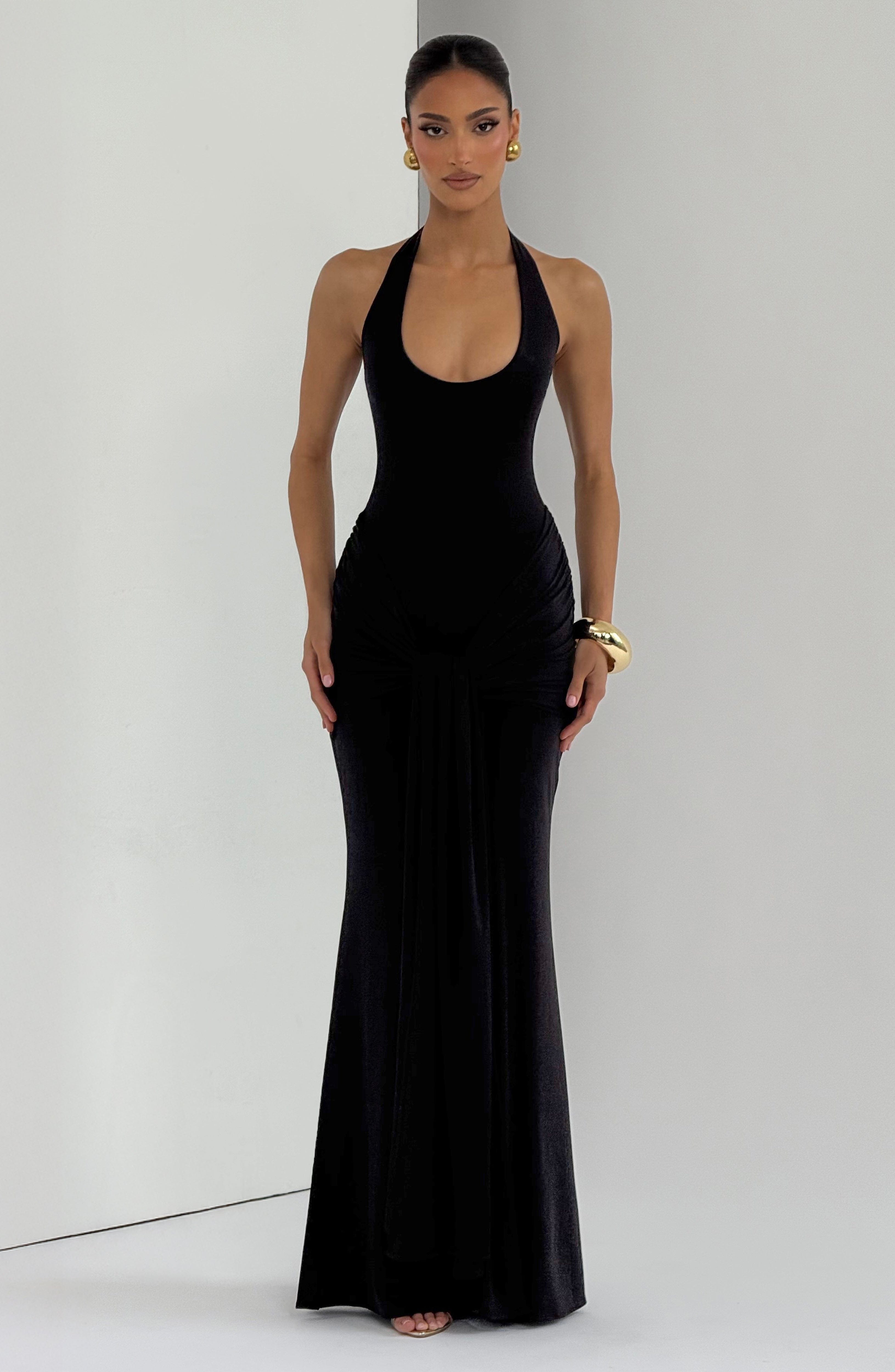 minilena Veneda Maxi Dress Black