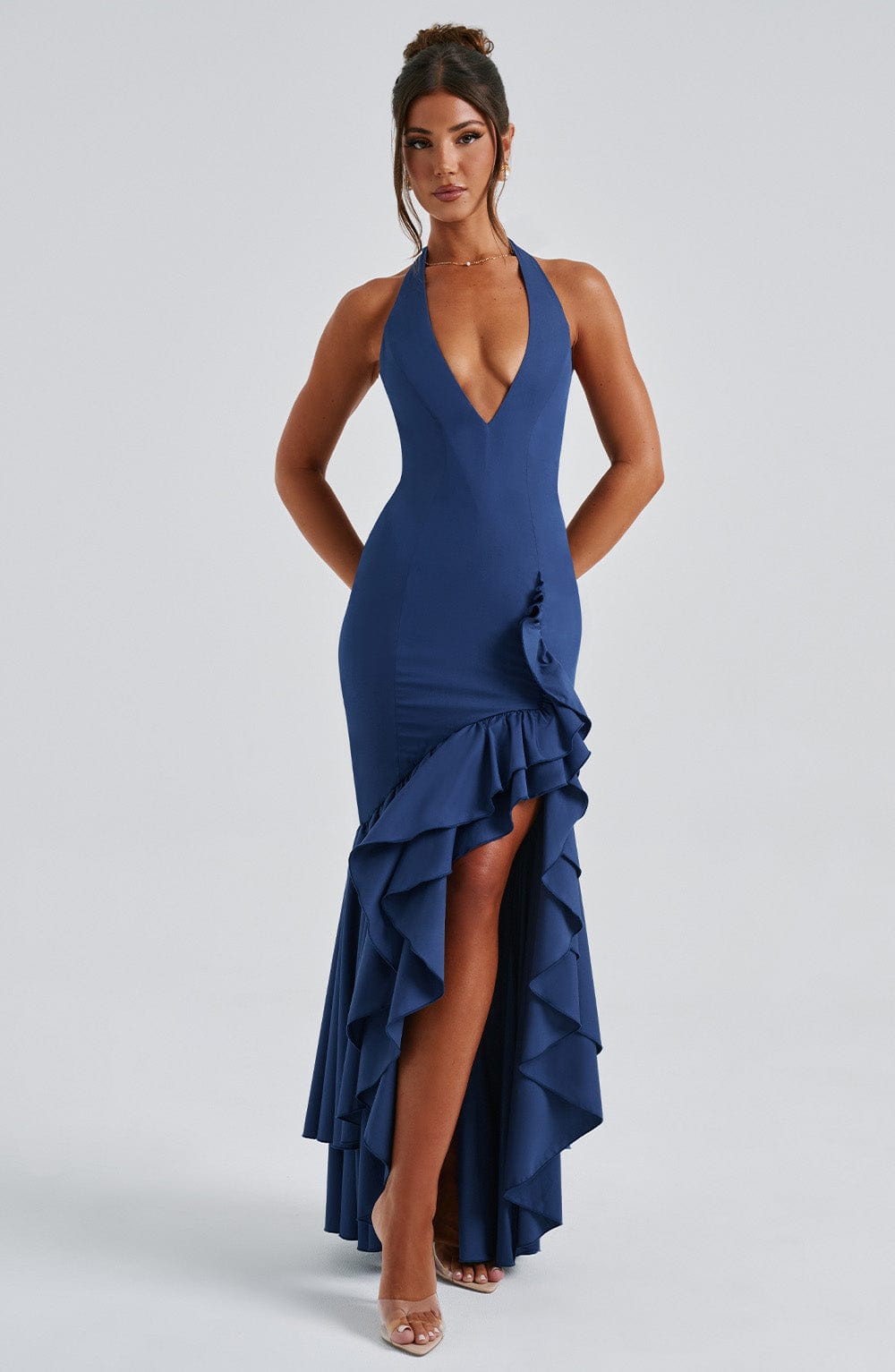 minilena Veronique Maxi Dress Navy