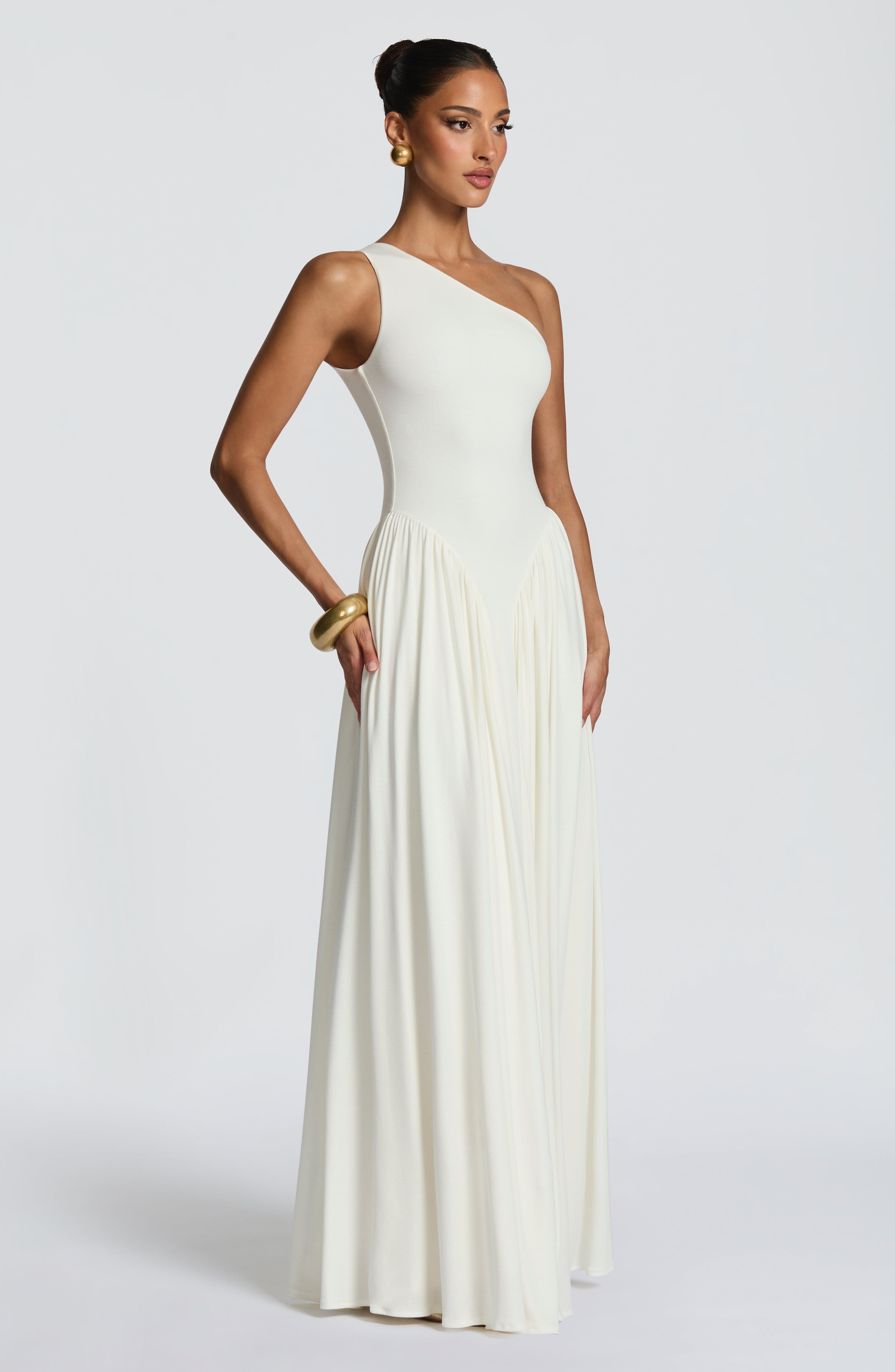 minilena Vespera Maxi Dress Ivory