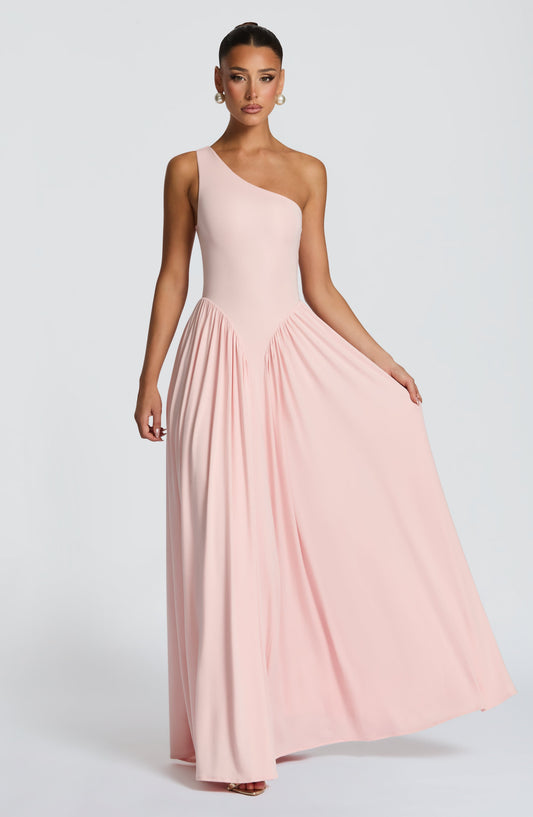 minilena Vespera Maxi Dress Soft Blush