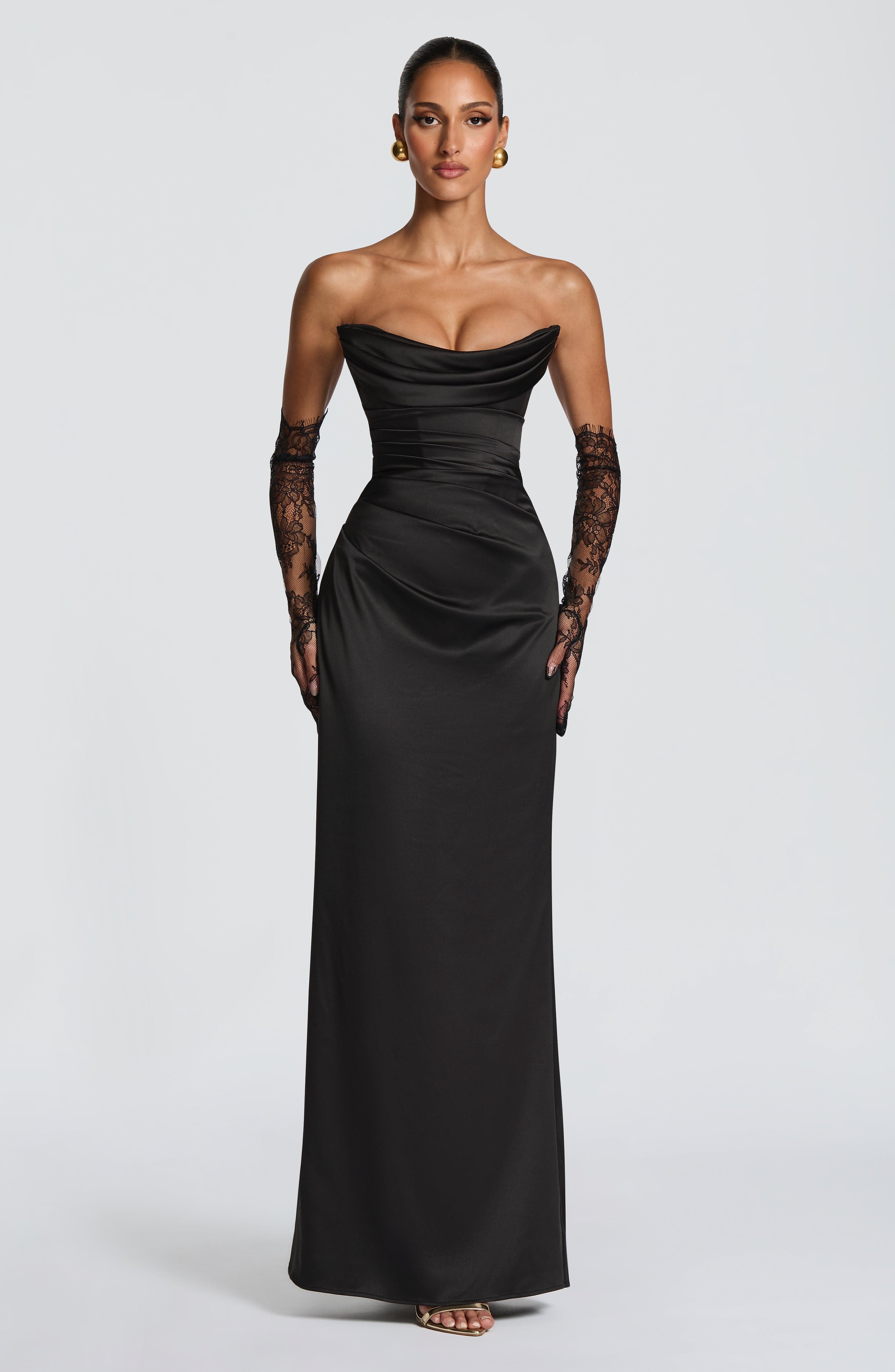 minilena Vessa Maxi Dress Black