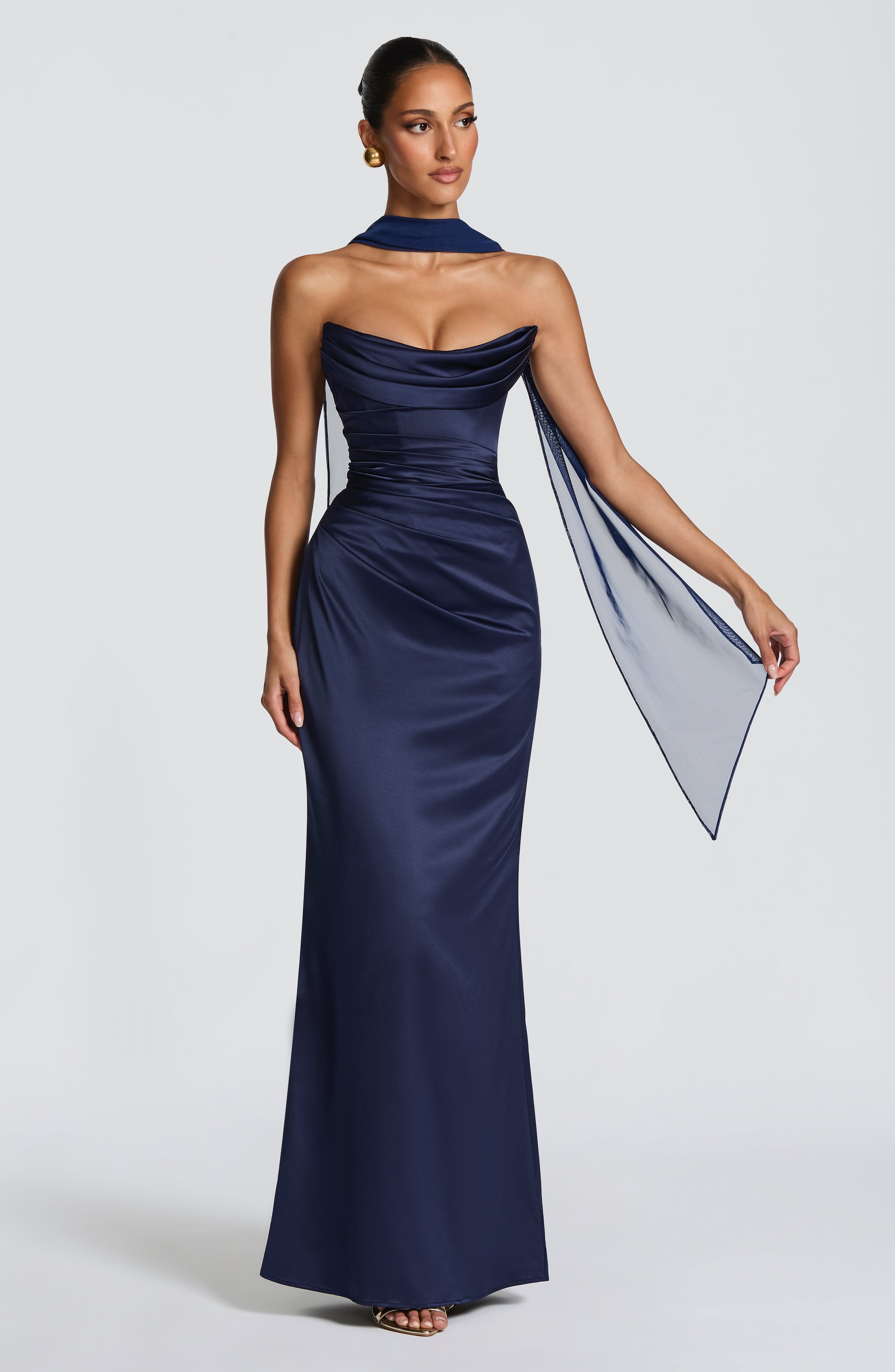 minilena Vessa Maxi Dress Navy