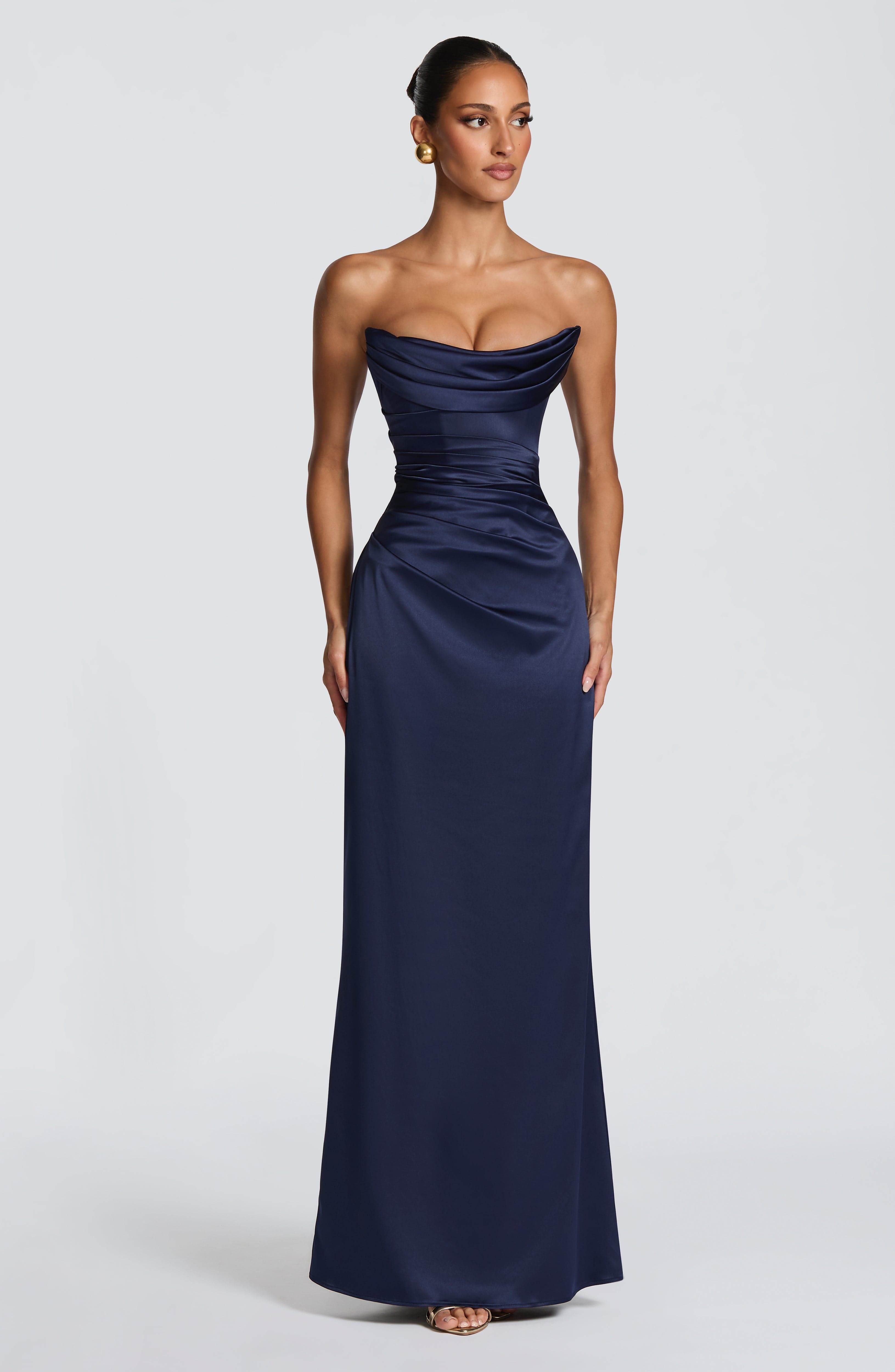 minilena Vessa Maxi Dress Navy