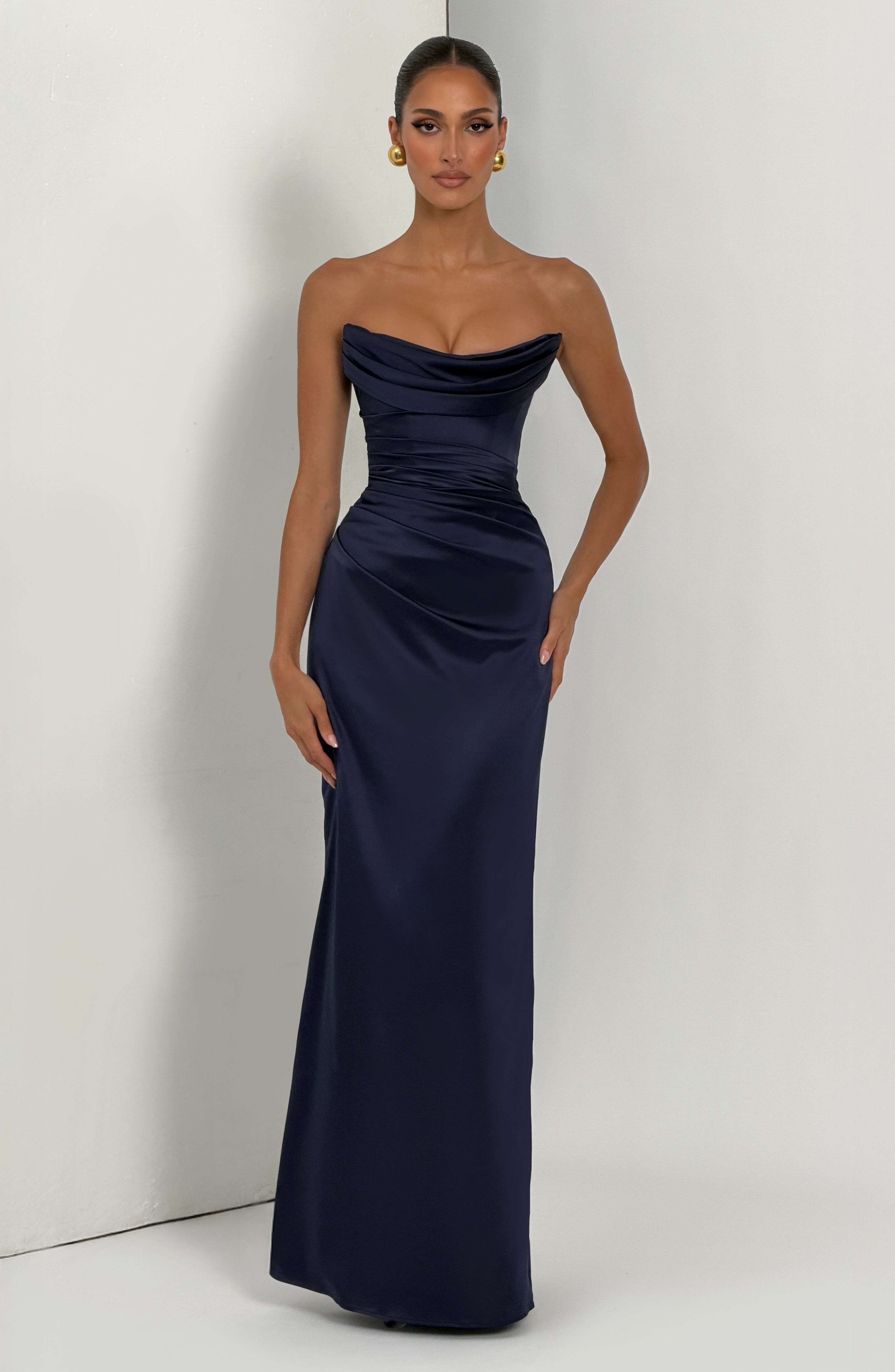 minilena Vessa Maxi Dress Navy