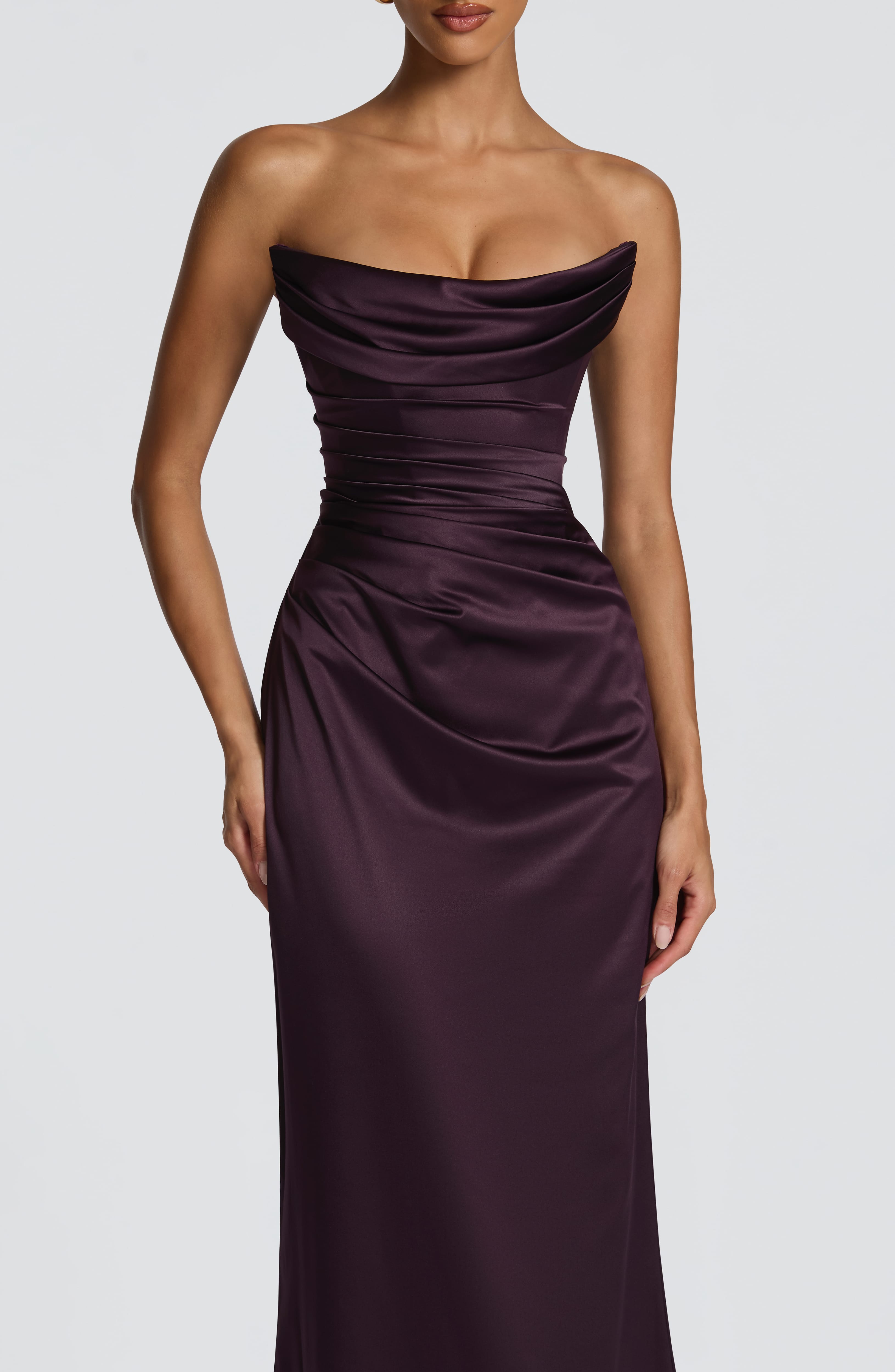 minilena Vessa Maxi Dress Plum