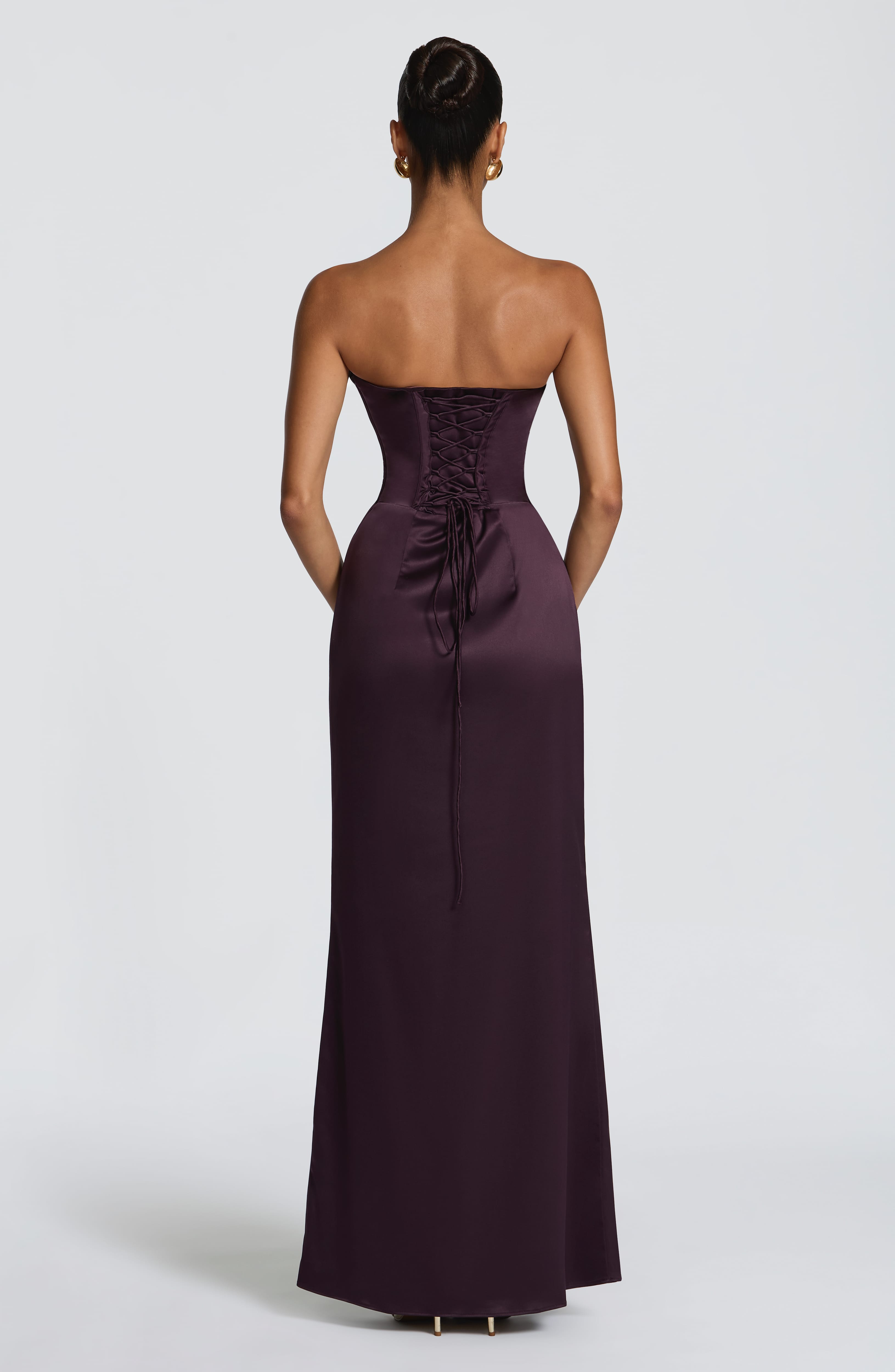 minilena Vessa Maxi Dress Plum