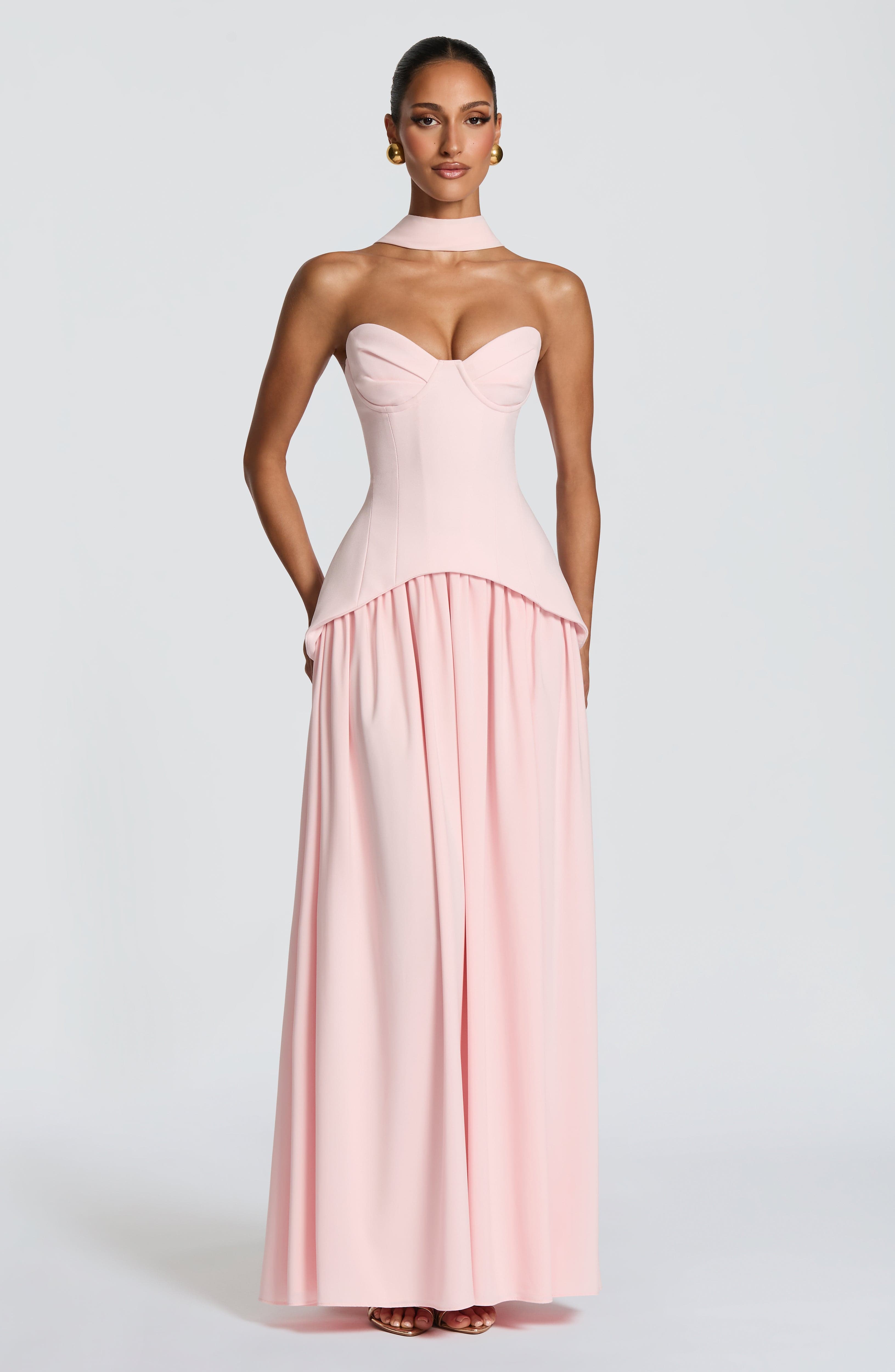 minilena Vietta Maxi Dress Blush