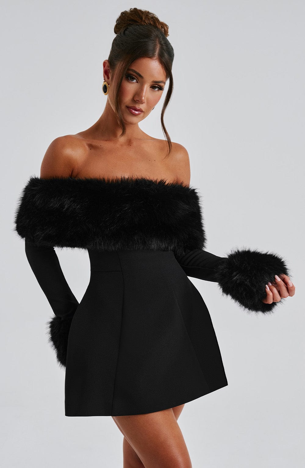 minilena Villanelle Mini Dress Black
