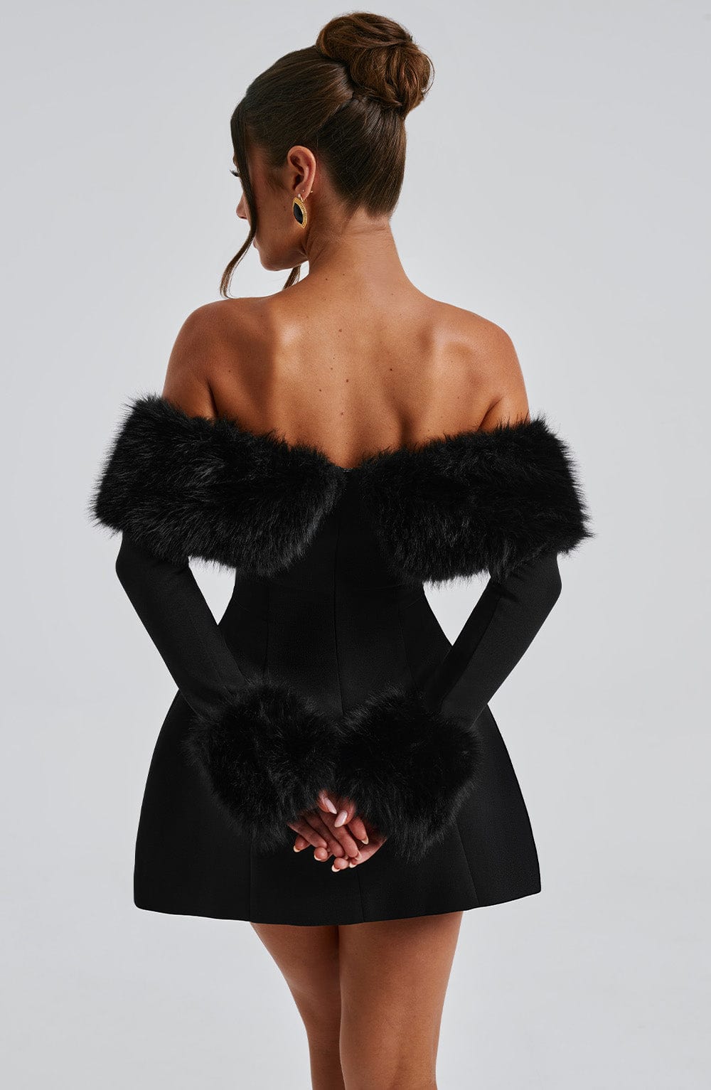 minilena Villanelle Mini Dress Black