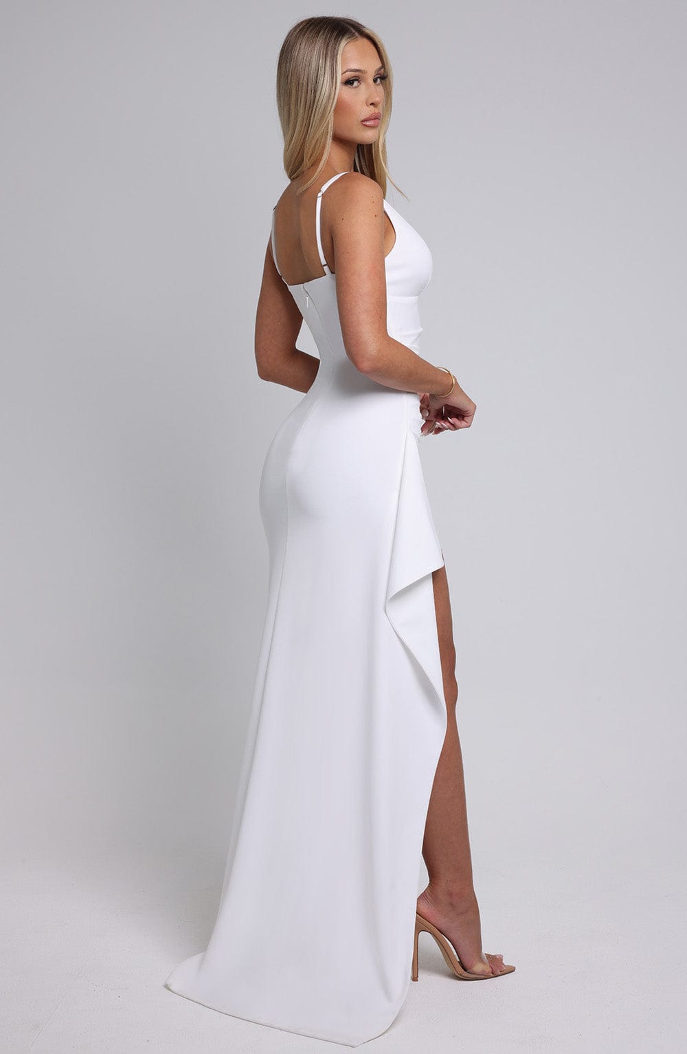 minilena Violetta Maxi Dress Ivory