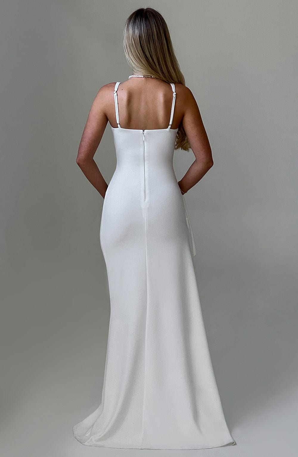 minilena Violetta Maxi Dress Ivory