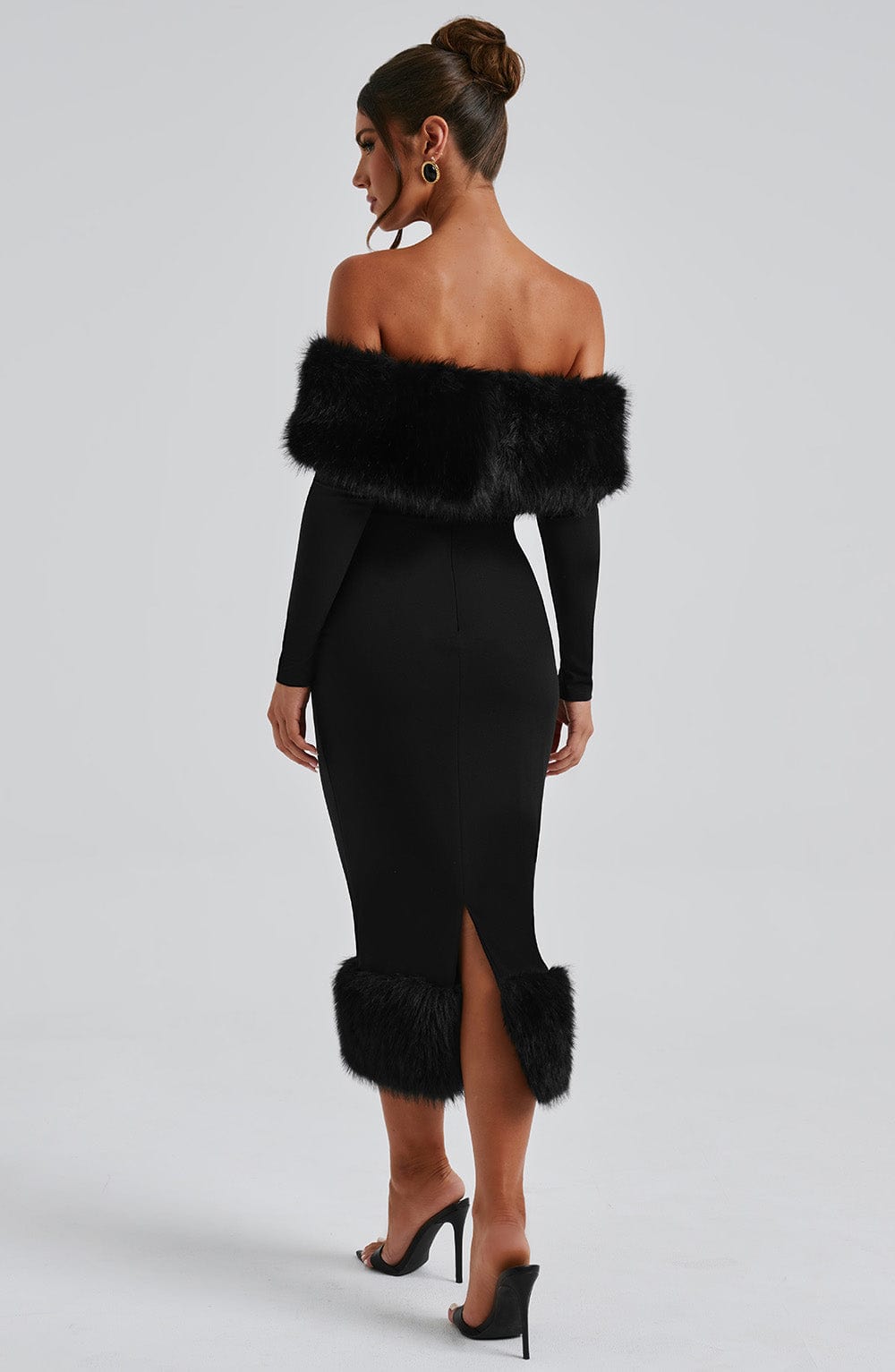 minilena Vittoria Midi Dress-Black None
