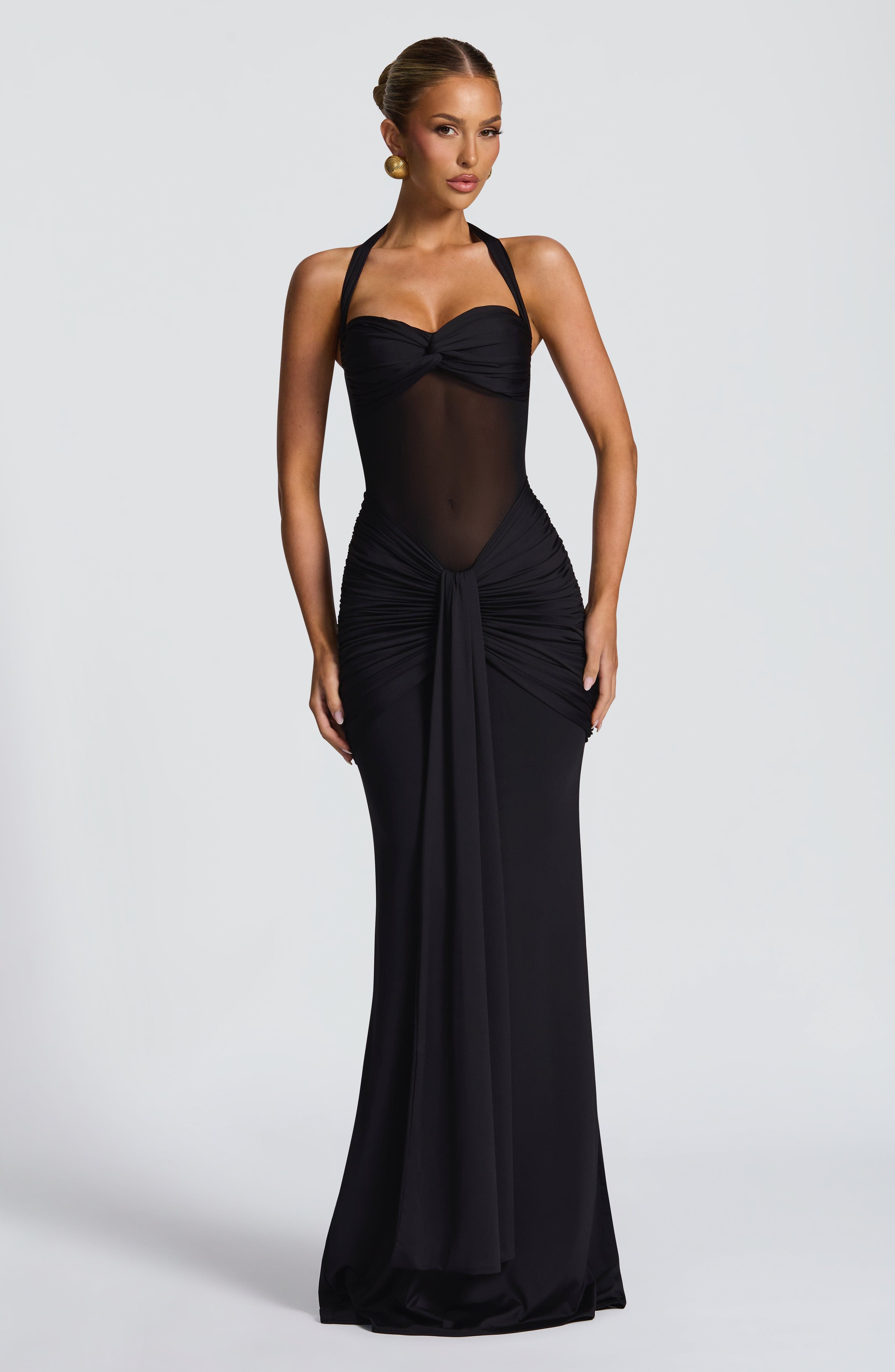 minilena Vixen Maxi Dress Black