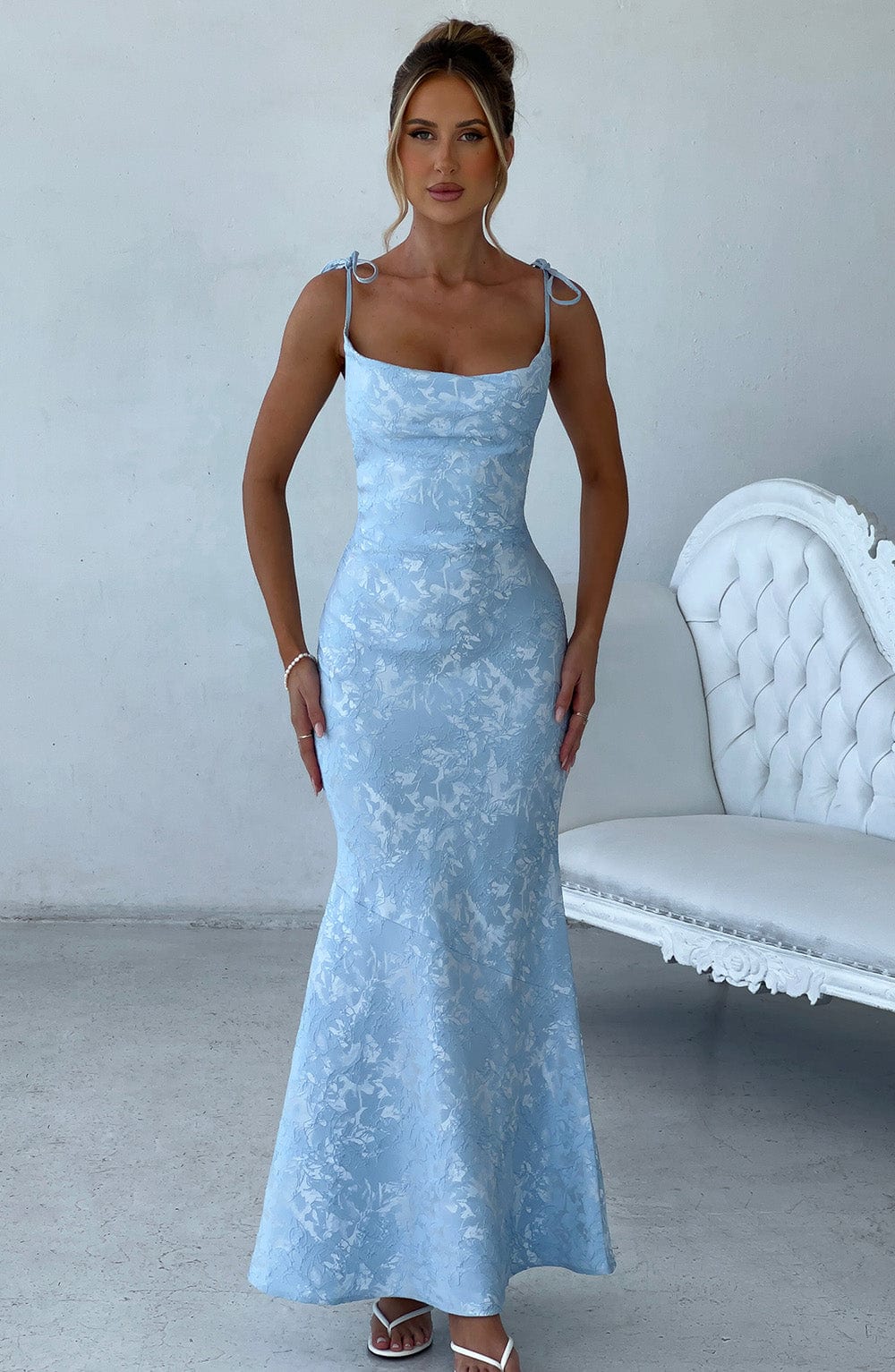 minilena Whitney Maxi Dress Blue