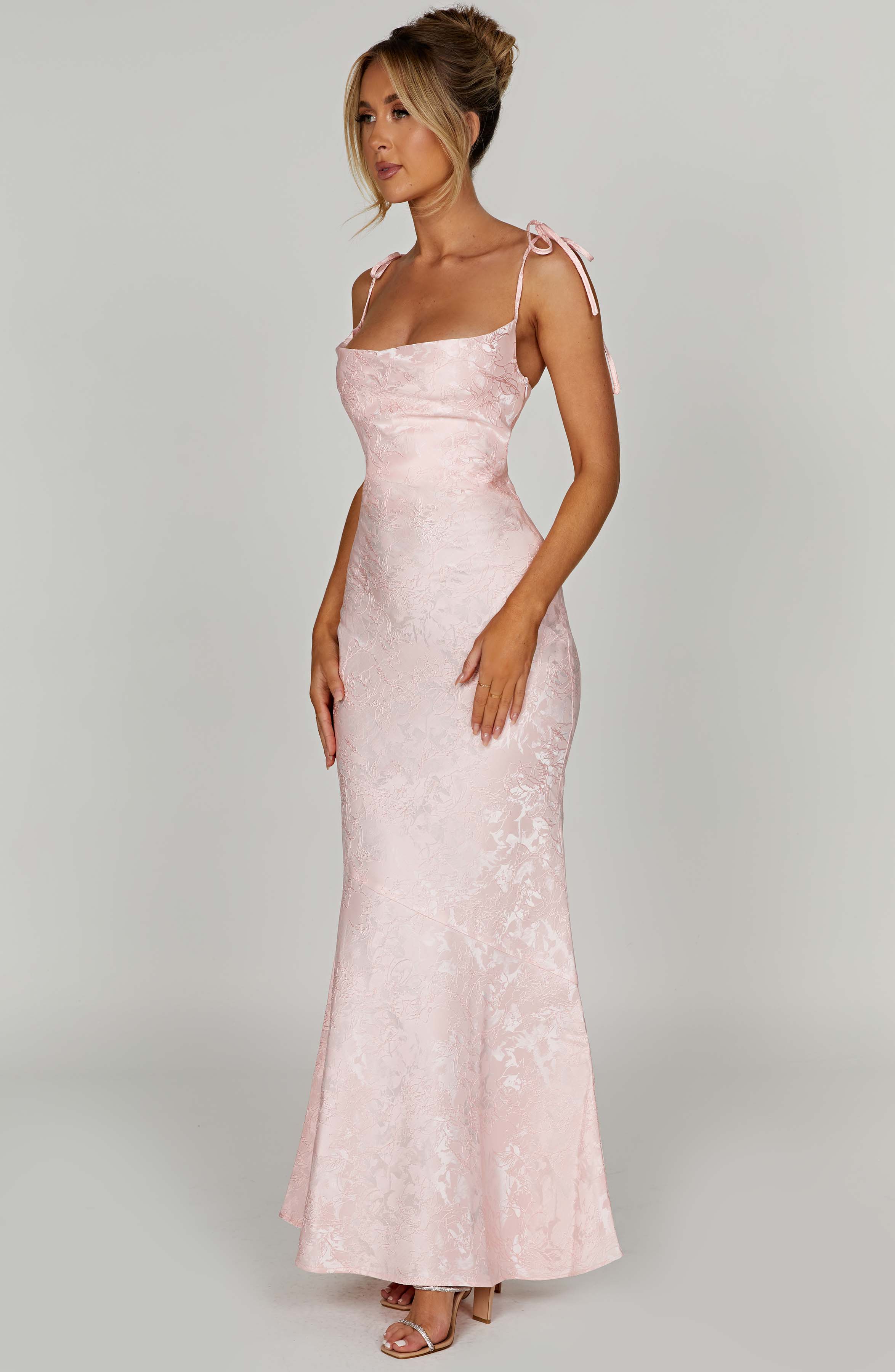 minilena Whitney Maxi Dress Blush