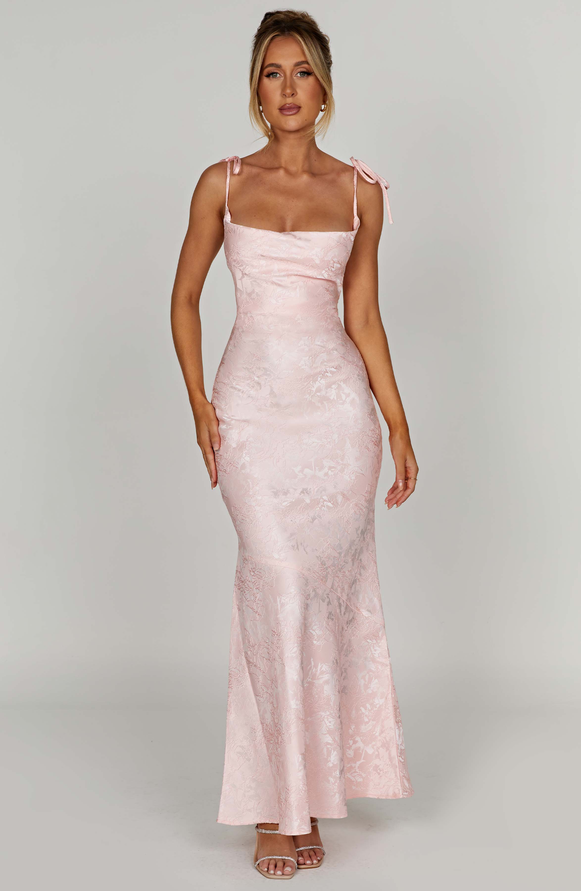 minilena Whitney Maxi Dress Blush