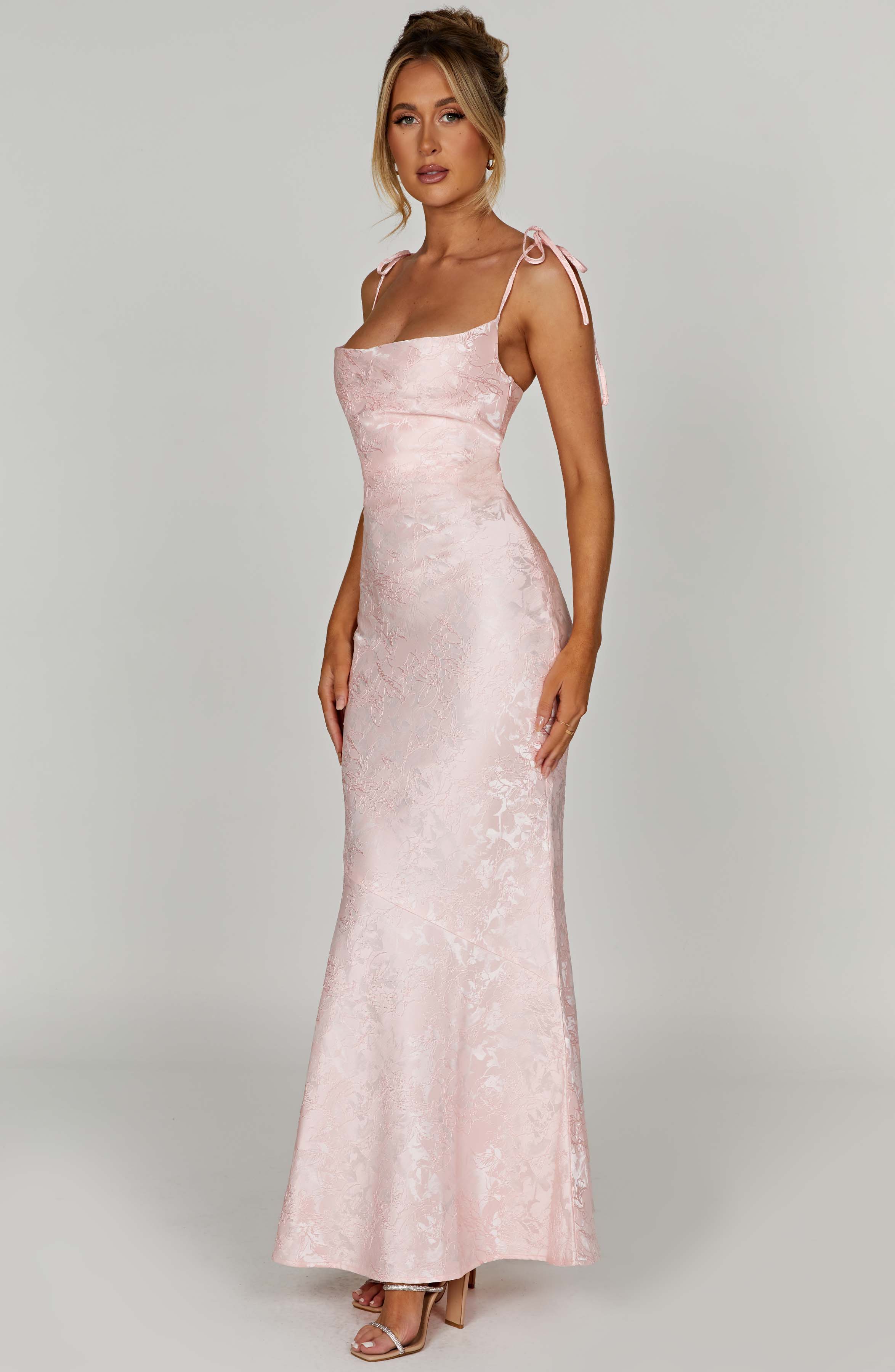 minilena Whitney Maxi Dress Blush