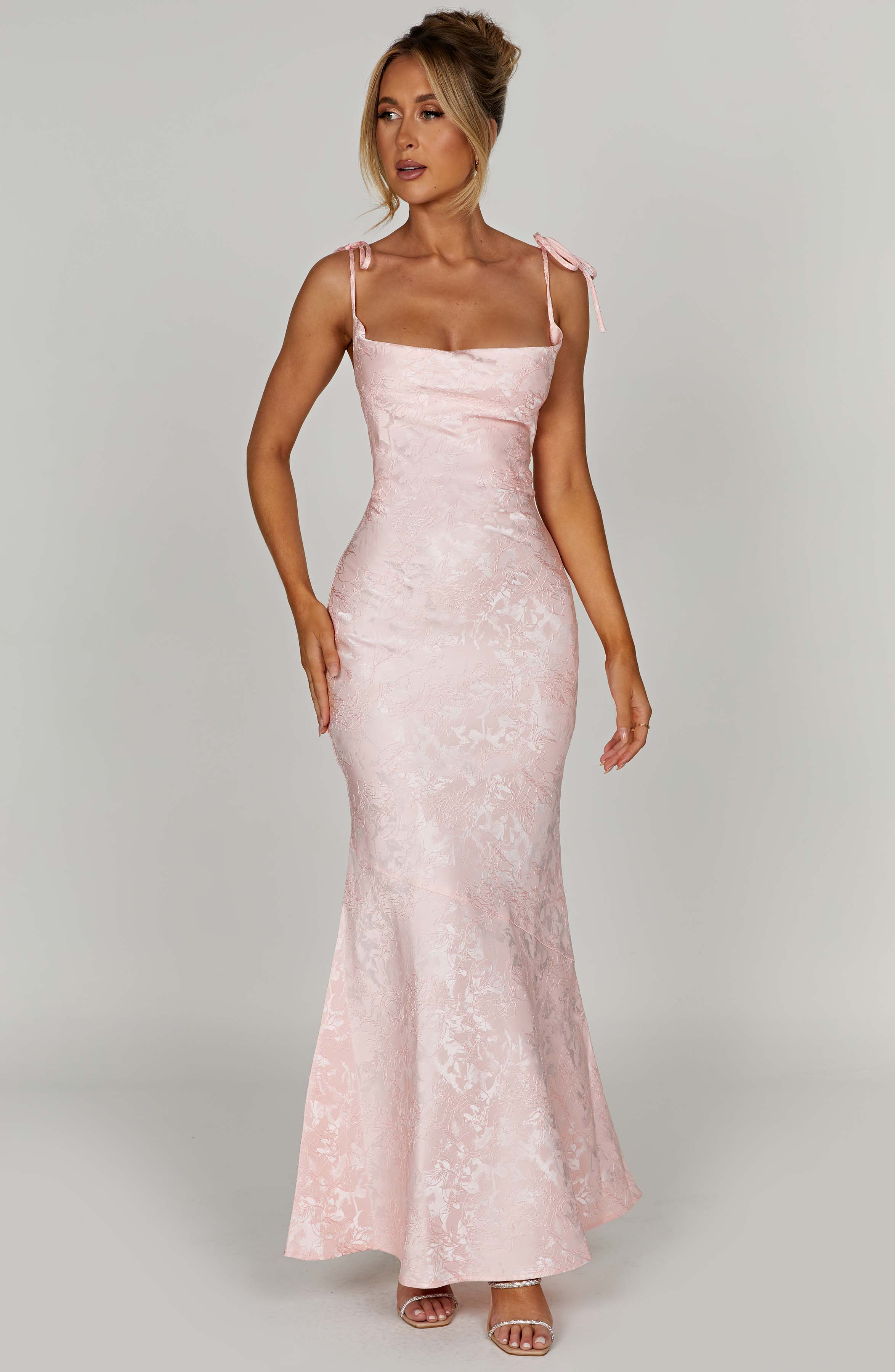 minilena Whitney Maxi Dress Blush