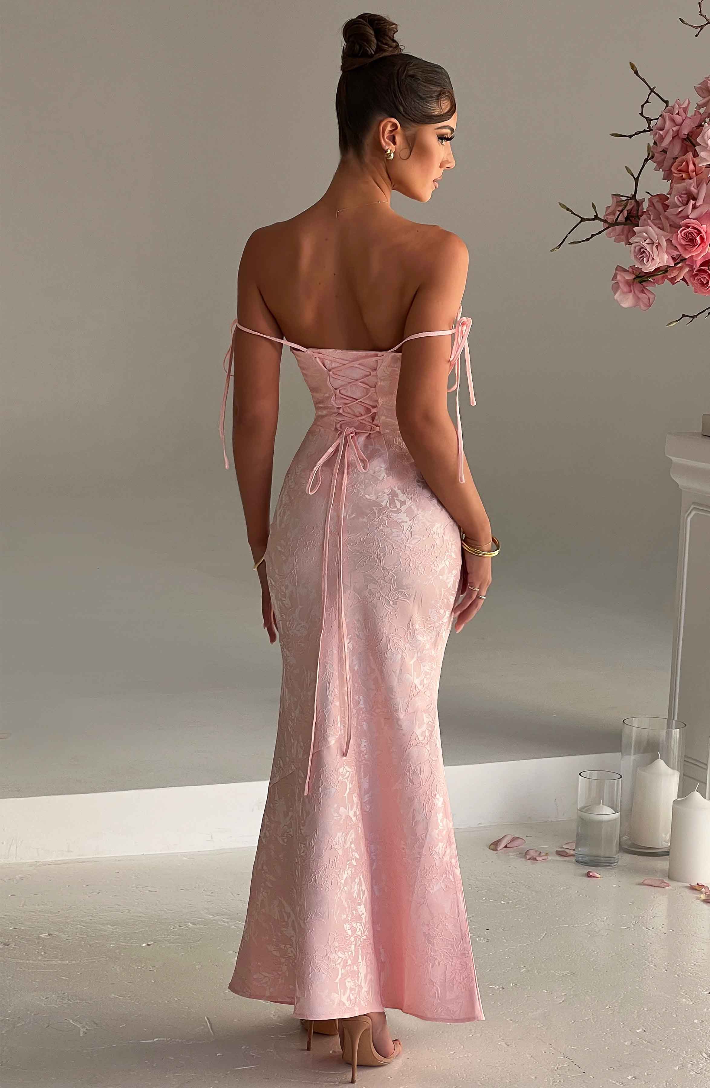 minilena Whitney Maxi Dress Blush