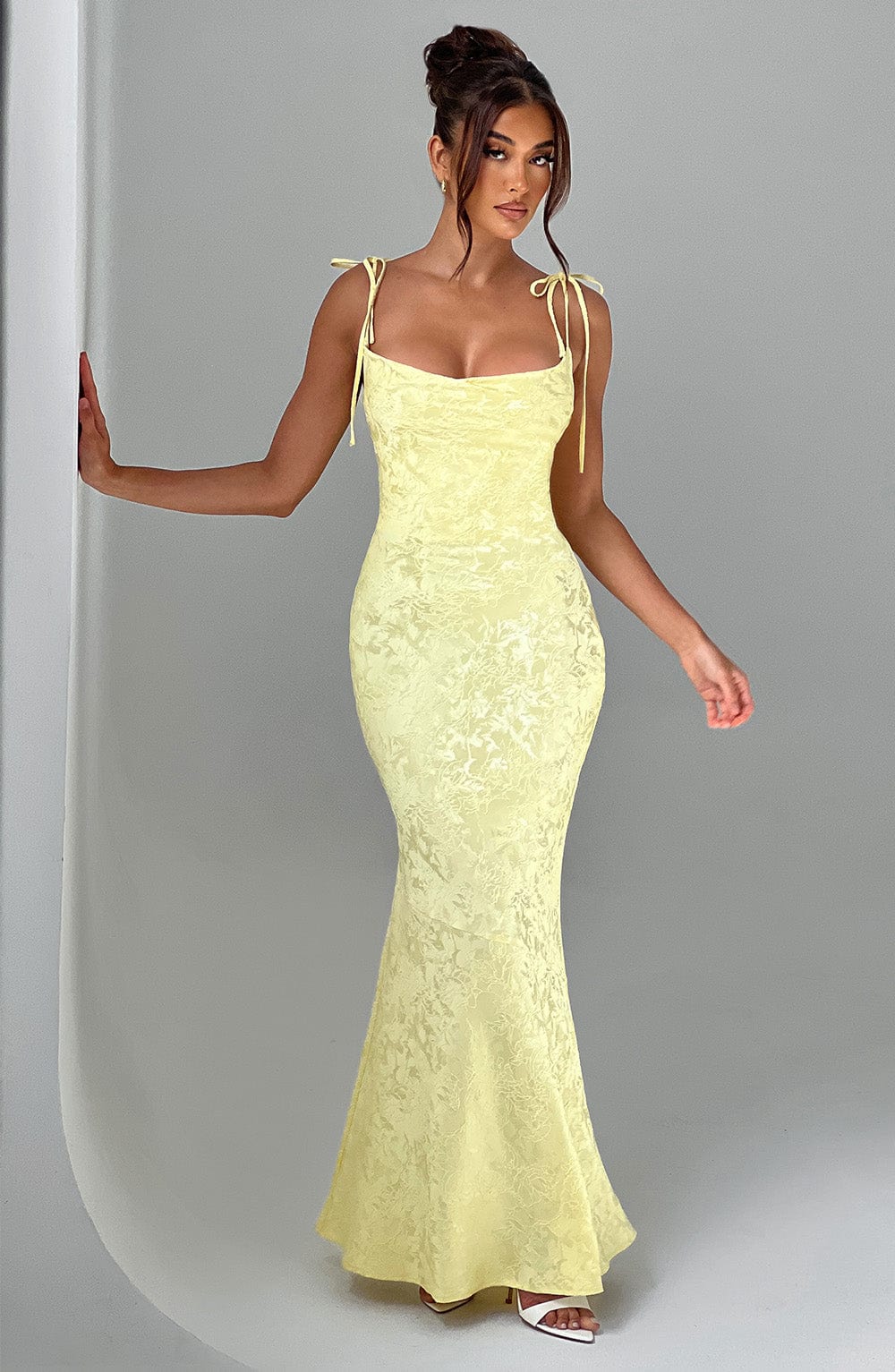 minilena Whitney Maxi Dress Lemon