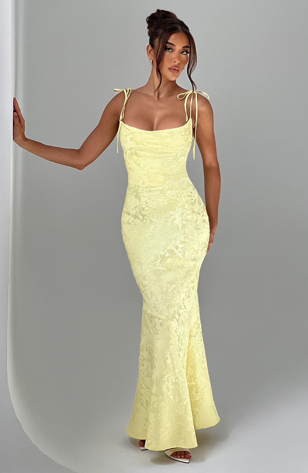 minilena Whitney Maxi Dress Lemon