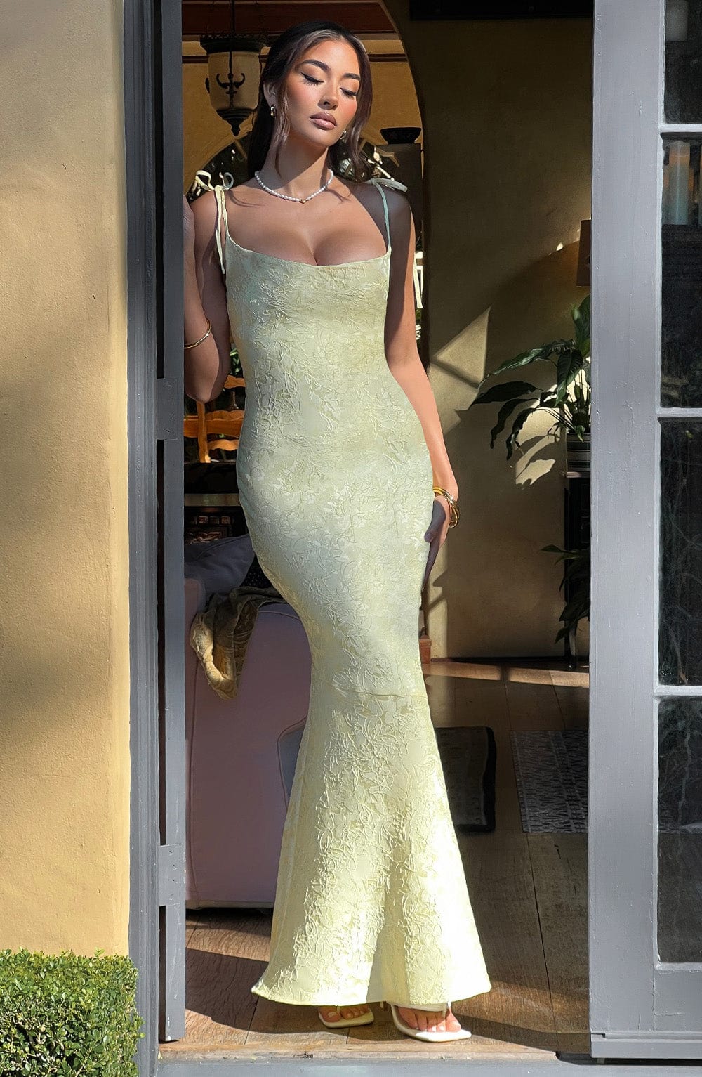 minilena Whitney Maxi Dress Lemon