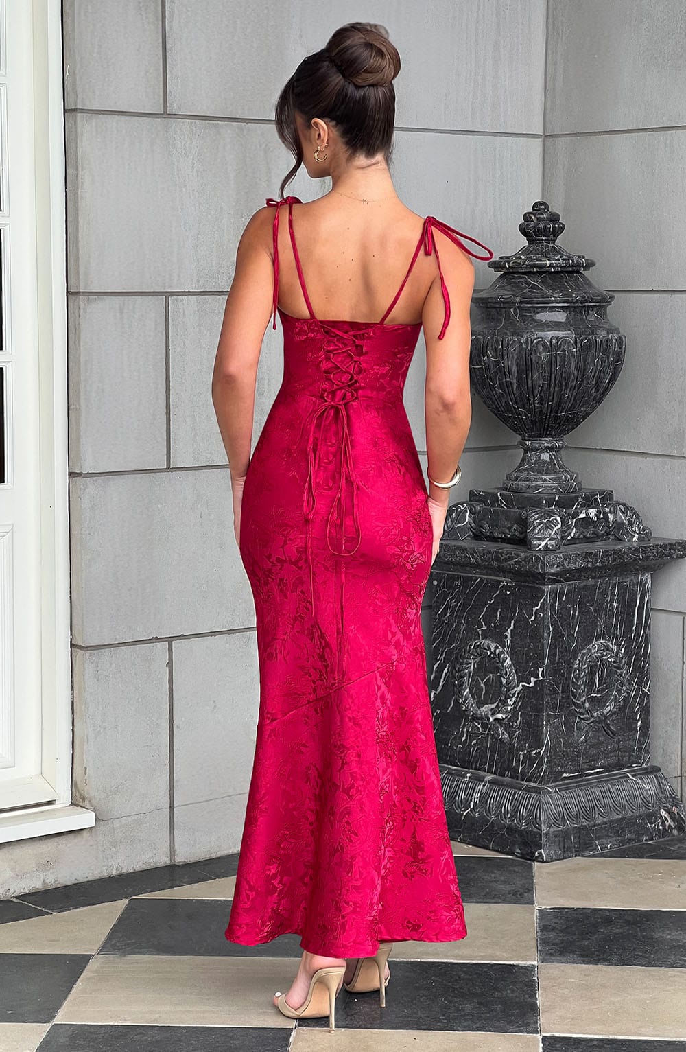 minilena Whitney Maxi Dress Red