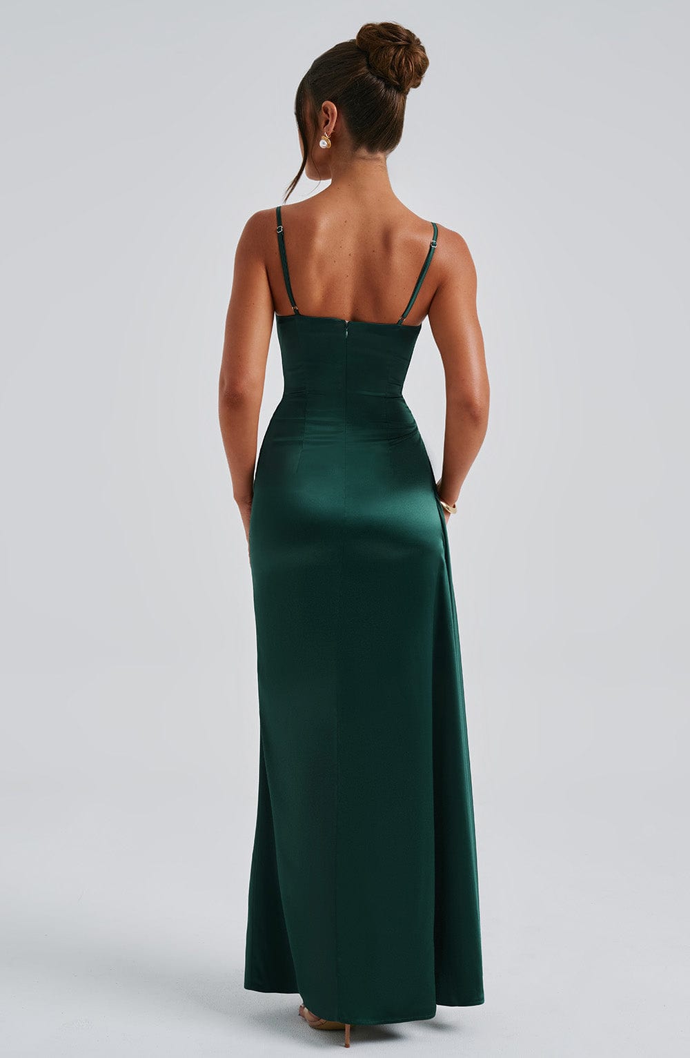 minilena Winona Maxi Dress Emerald