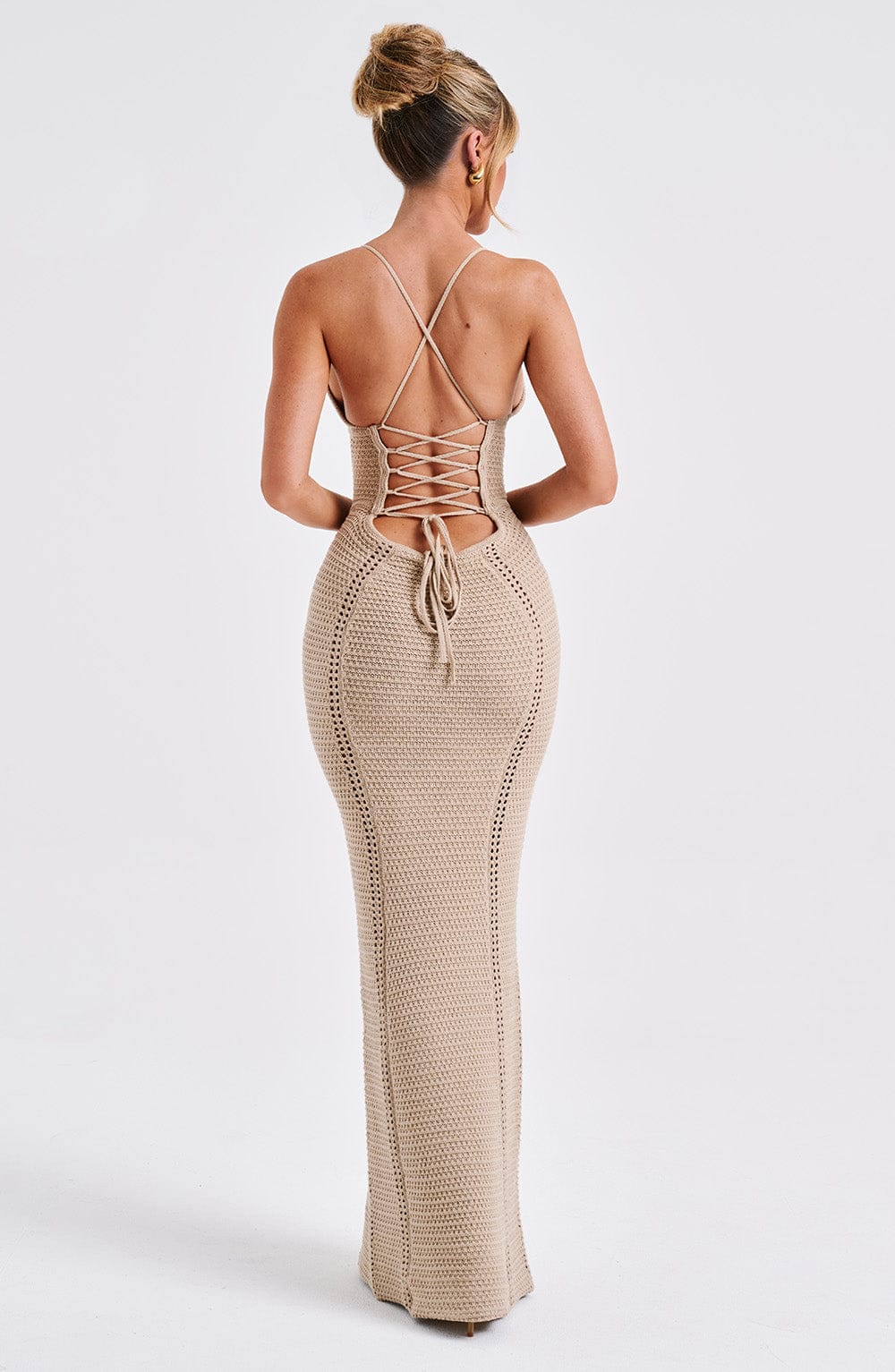 minilena Xanthe Maxi Dress Beige