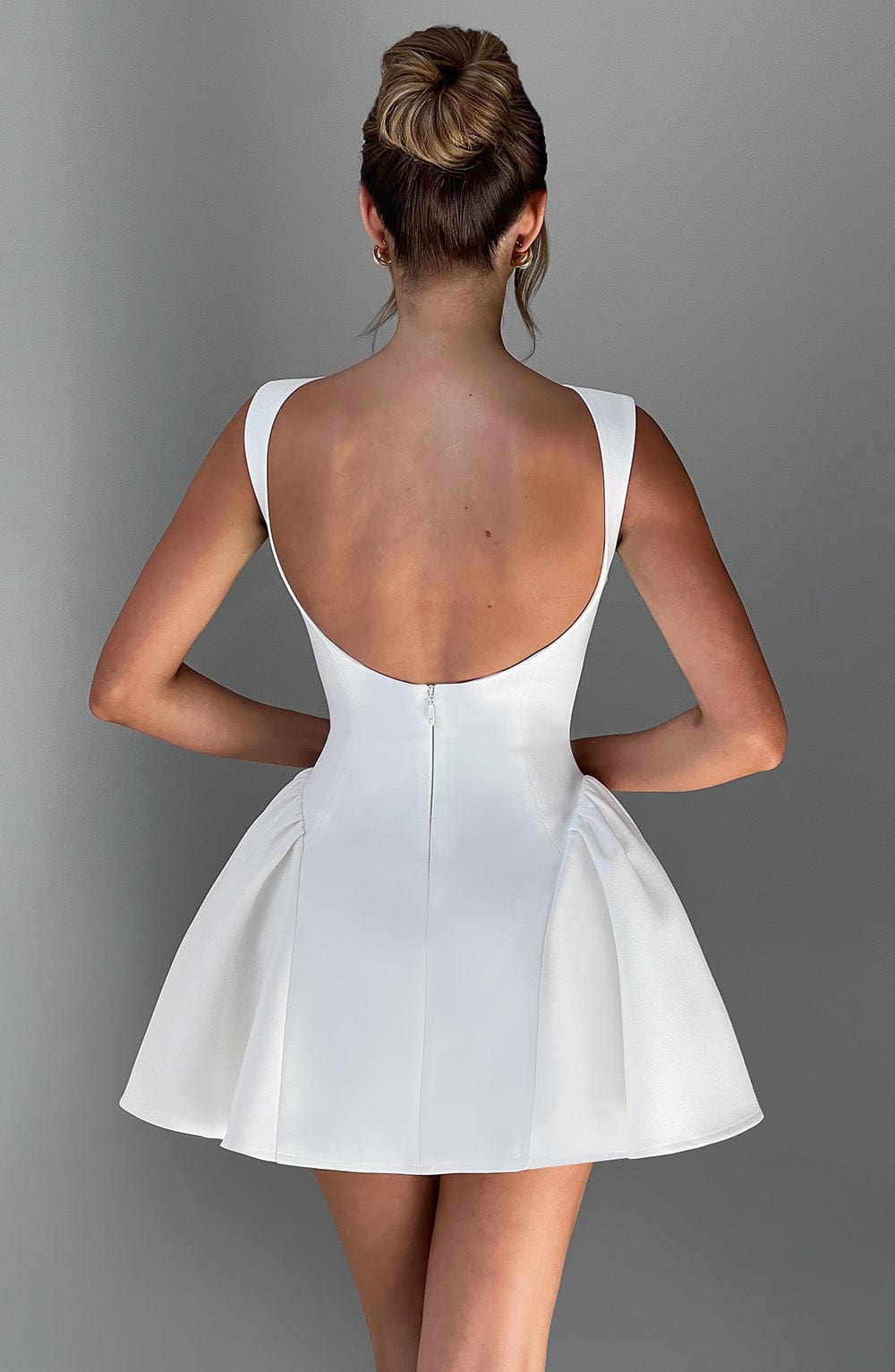 minilena Yalina Mini Dress Ivory