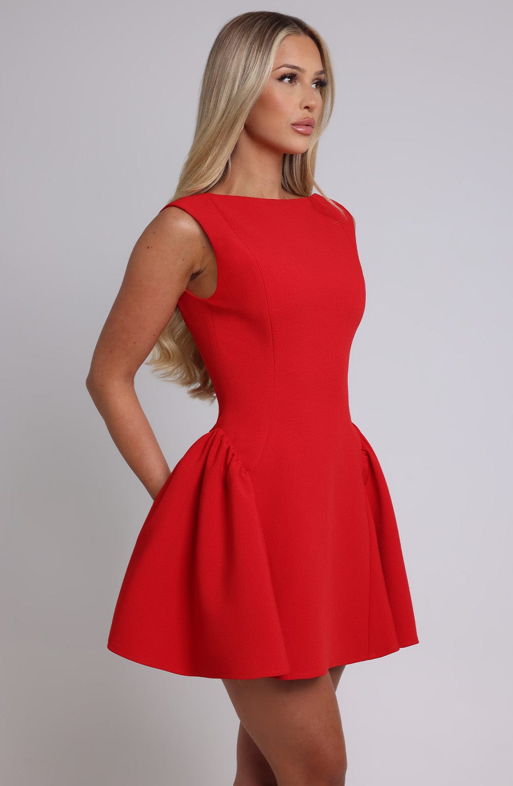 minilena Yalina Mini Dress Red