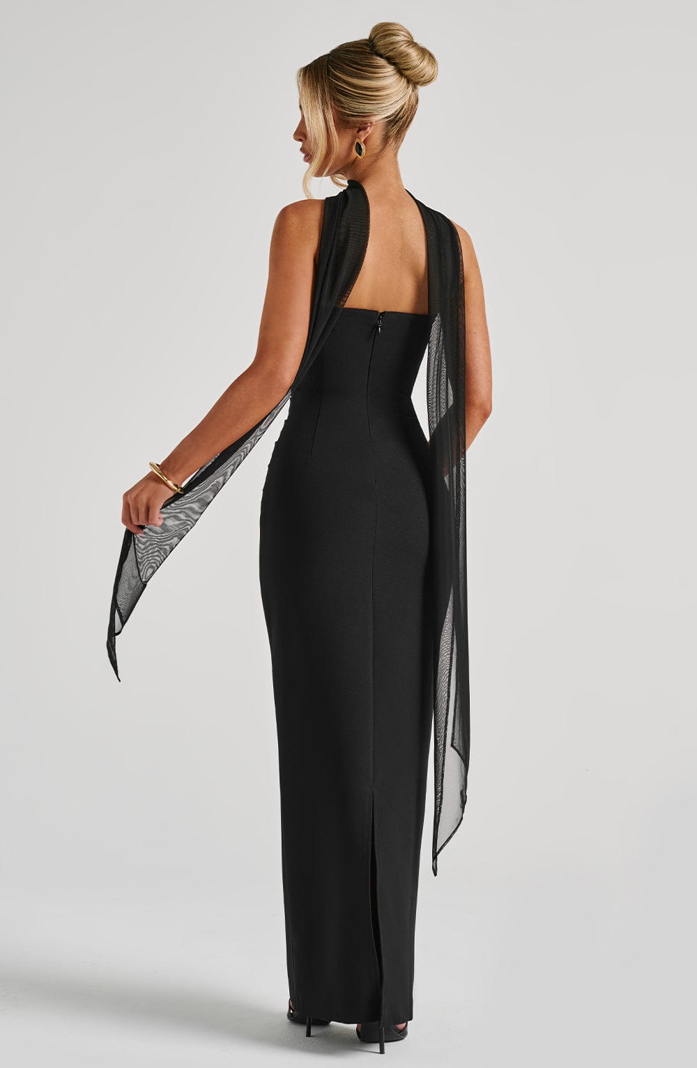 minilena Yulia Maxi Dress Black
