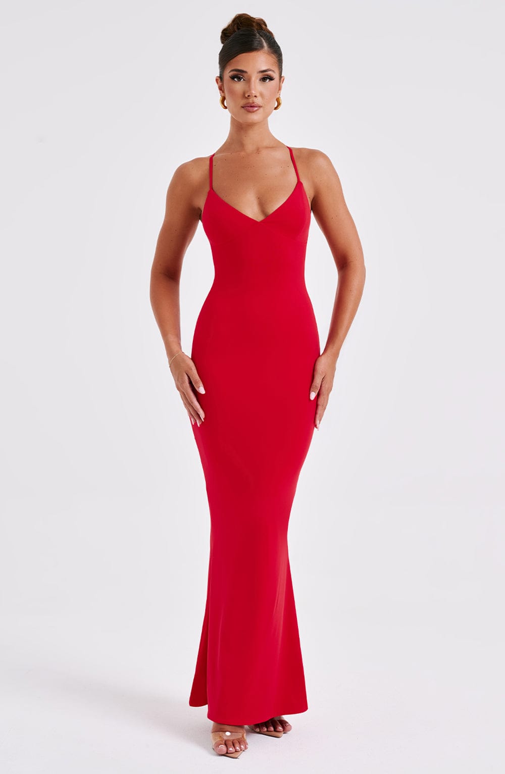 minilena Zelda Maxi Dress Red