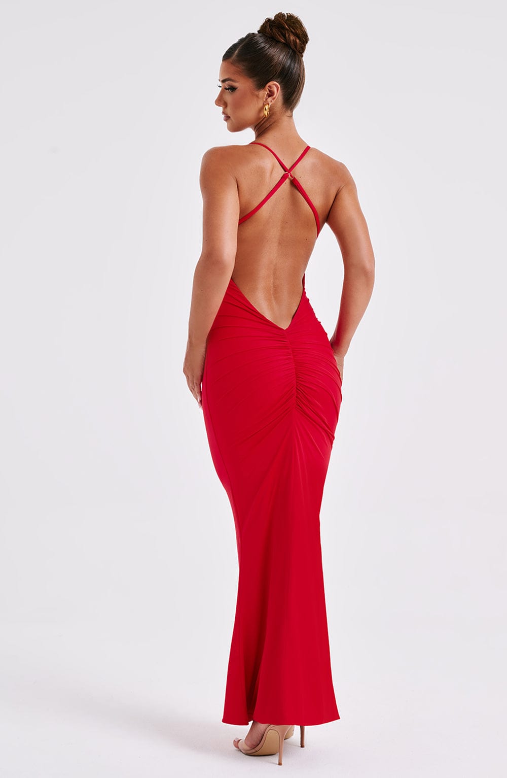 minilena Zelda Maxi Dress Red